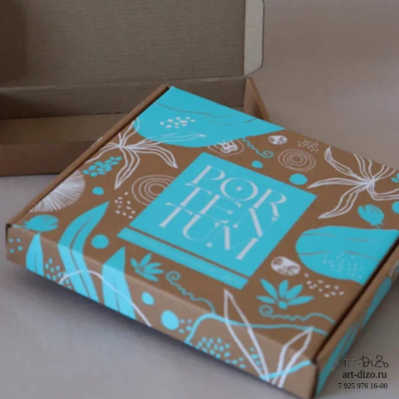  Фотография самосборные коробки 10×7.5×2.5 см и 10×17.5×2.5 см с шелкографией